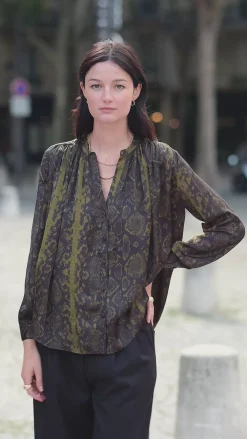LA PETITE ÉTOILE Blouses & Chemisiers|Blouse Arso Python
