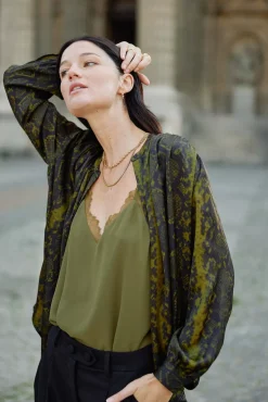 LA PETITE ÉTOILE Blouses & Chemisiers|Blouse Arso Python