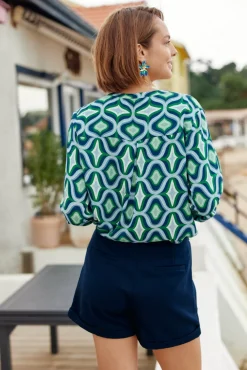 LA PETITE ÉTOILE Blouses & Chemisiers|Blouse Aveline Geo