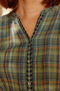 LA PETITE ÉTOILE Blouses & Chemisiers|Blouse Azura Carreaux