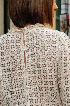 LA PETITE ÉTOILE Blouses & Chemisiers|Blouse Cosette Beige Naturel