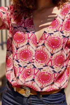 LA PETITE ÉTOILE Blouses & Chemisiers|Blouse Katarina Aztek