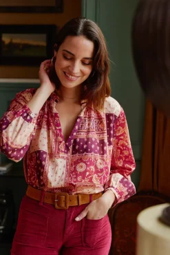 LA PETITE ÉTOILE Blouses & Chemisiers|Blouse Kiana Patchwork
