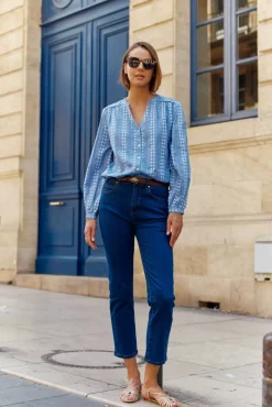 LA PETITE ÉTOILE Blouses & Chemisiers|Blouse Kiera Bleu