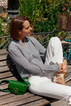 LA PETITE ÉTOILE Blouses & Chemisiers|Blouse Marlowe Raye Bleu