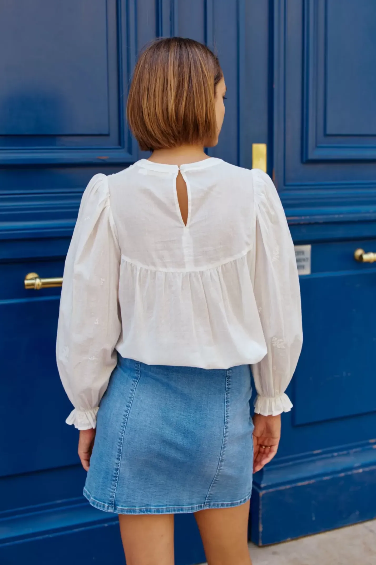 LA PETITE ÉTOILE Blouses & Chemisiers|Blouse Mireille Ecru