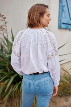LA PETITE ÉTOILE Blouses & Chemisiers|Blouse Sloane Ecru