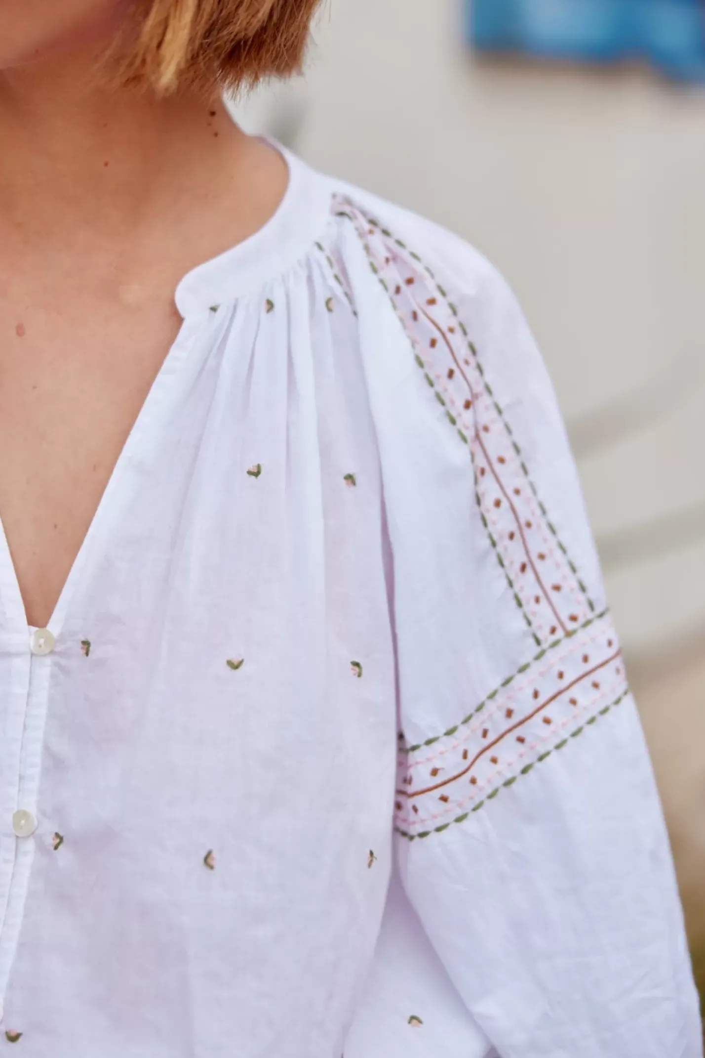 LA PETITE ÉTOILE Blouses & Chemisiers|Blouse Sloane Ecru