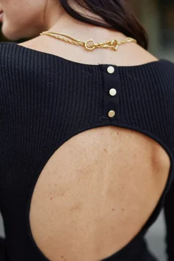 LA PETITE ÉTOILE Tops|Body Dario Noir