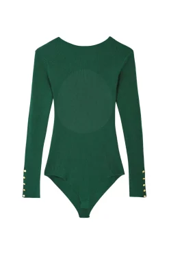 LA PETITE ÉTOILE Tops|Body Dario Vert