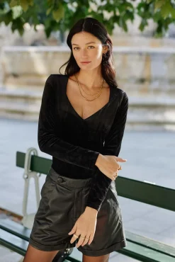 LA PETITE ÉTOILE Tops|Body Imara Noir