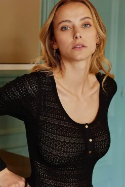 LA PETITE ÉTOILE Tops|Body Lanya Noir