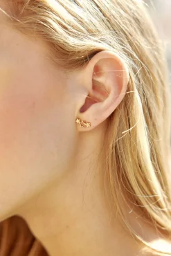 LA PETITE ÉTOILE Accessoires|Boucles D' Eilles Ogma Or
