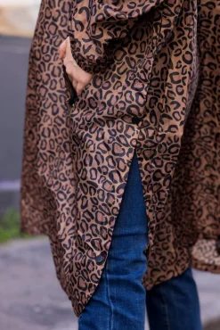 LA PETITE ÉTOILE Manteaux & Vestes|Cape De Pluie Karl Leopard