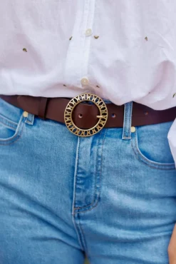 LA PETITE ÉTOILE Accessoires|Ceinture Birgit Marron
