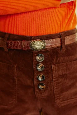 LA PETITE ÉTOILE Accessoires|Ceinture Coccinelle Marron