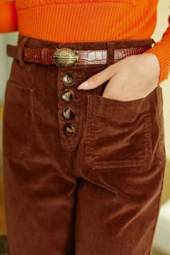 LA PETITE ÉTOILE Accessoires|Ceinture Coccinelle Marron