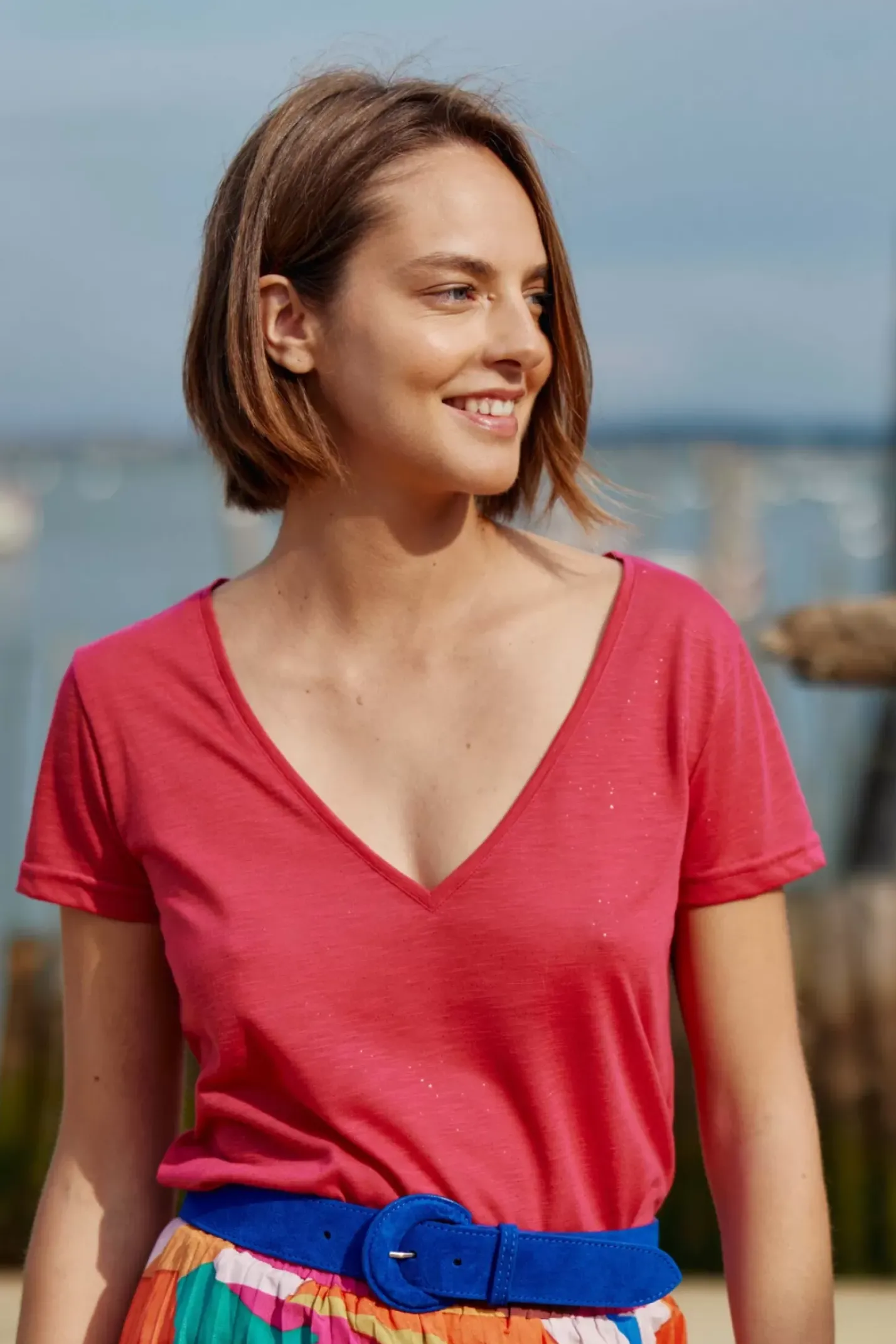 LA PETITE ÉTOILE Accessoires|Ceinture Coral Bleu