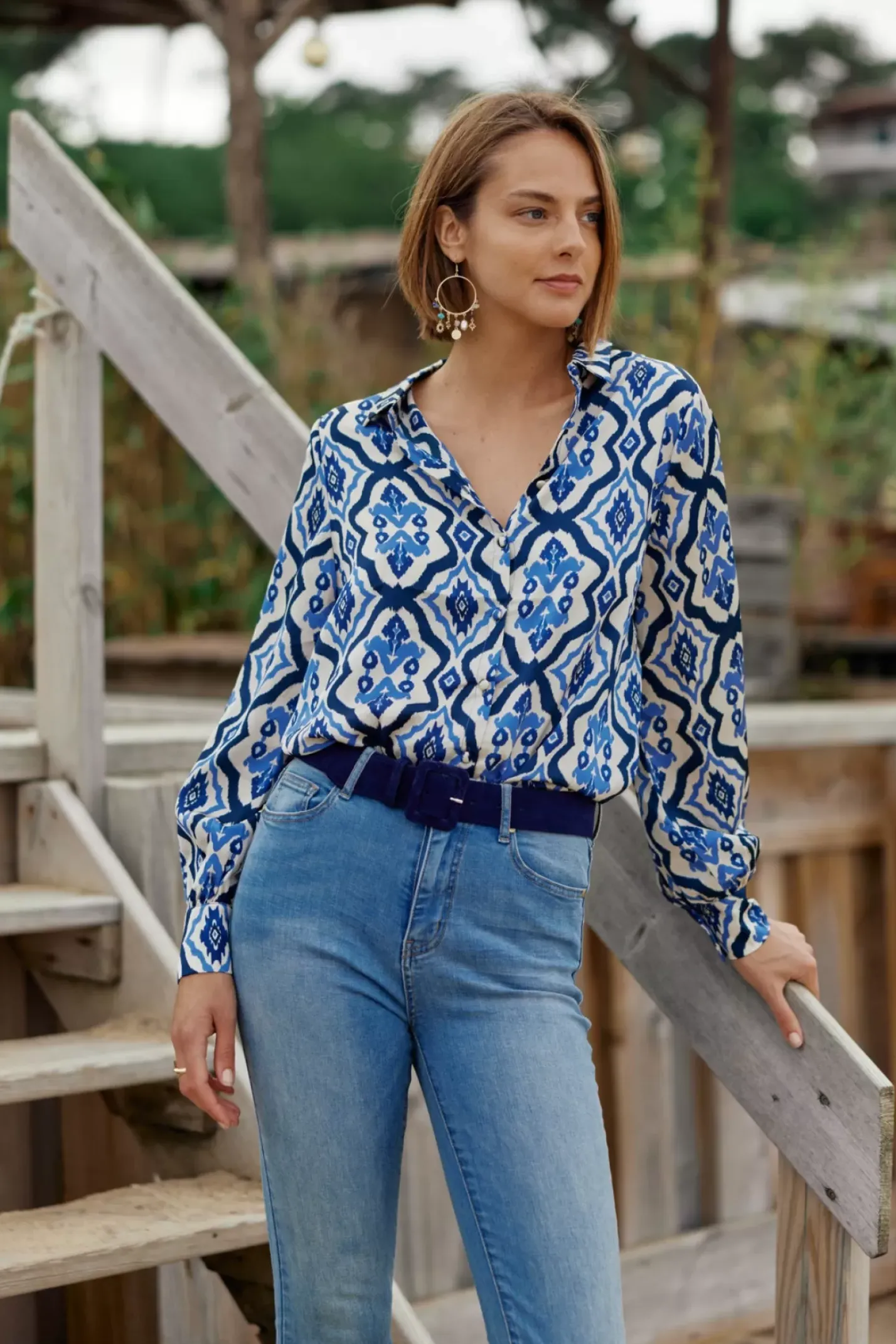 LA PETITE ÉTOILE Accessoires|Ceinture Elma Marine