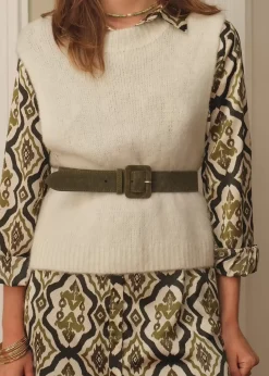 LA PETITE ÉTOILE Accessoires|Ceinture Elma Kaki