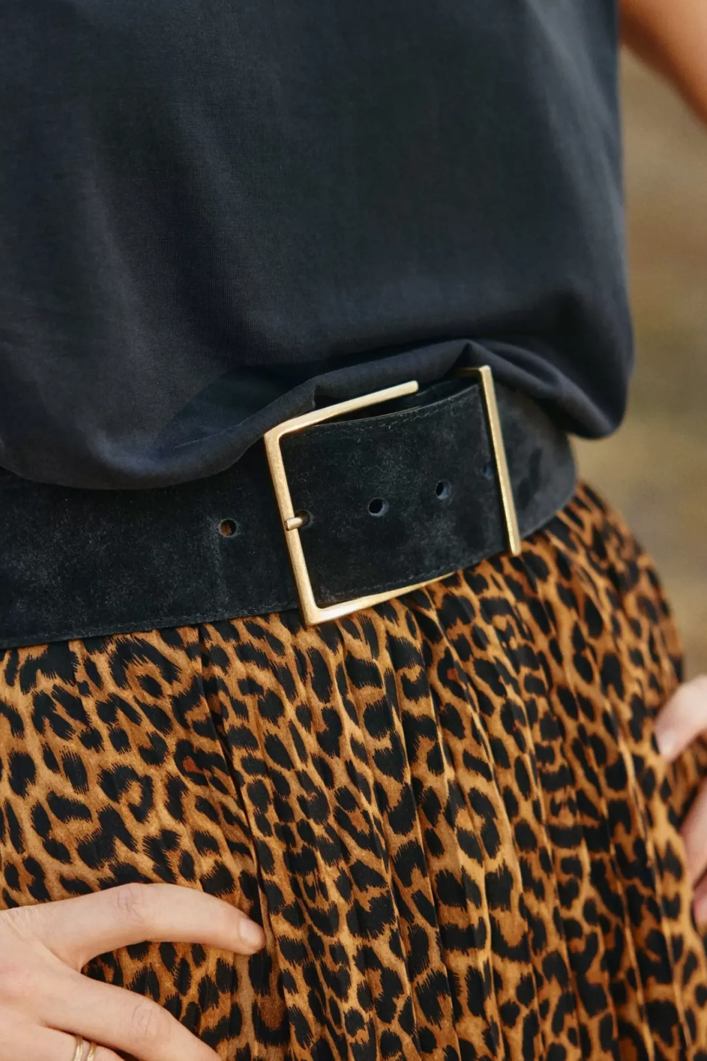LA PETITE ÉTOILE Accessoires|Ceinture Ezra Noir