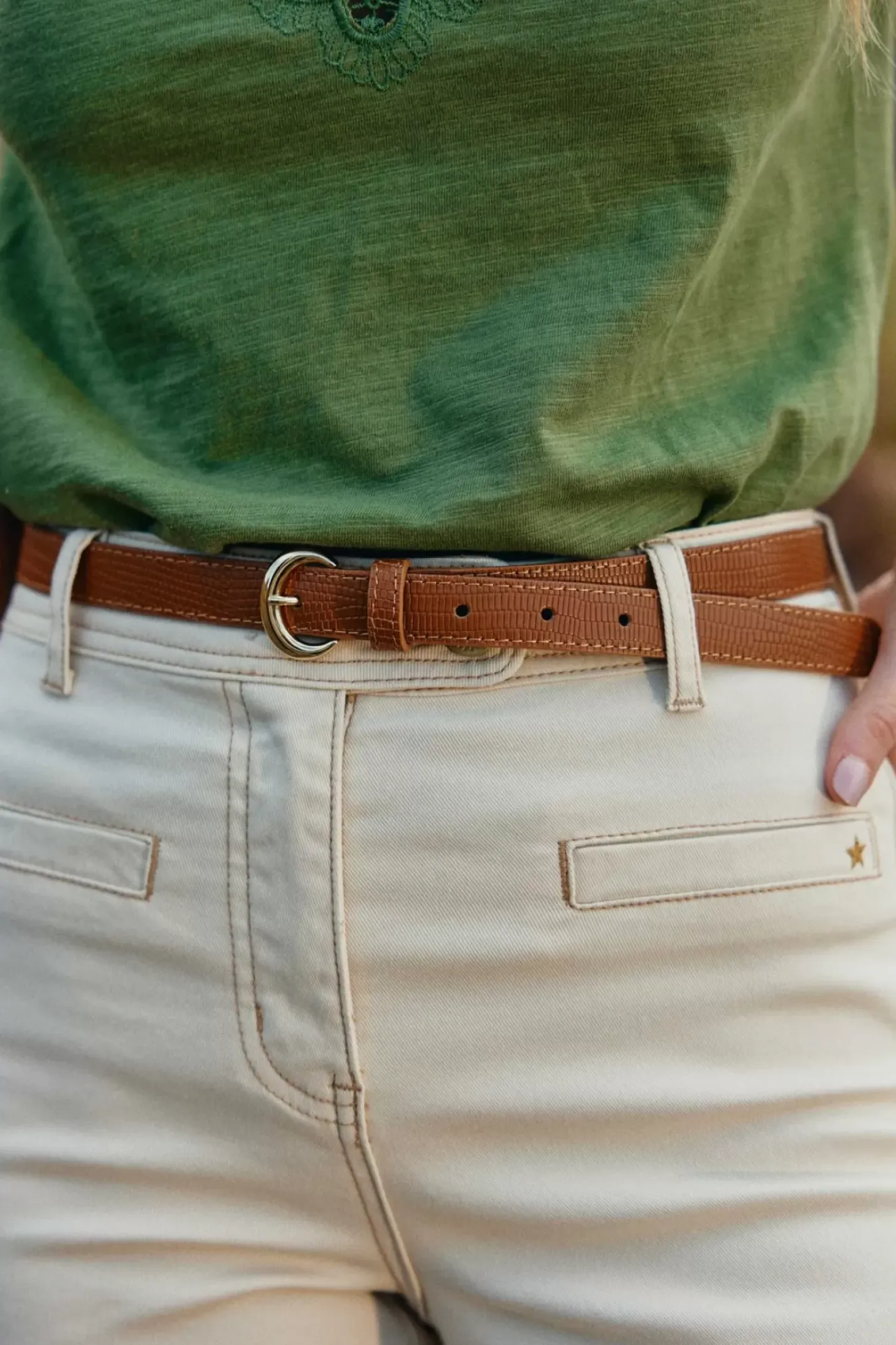LA PETITE ÉTOILE Accessoires|Ceinture Tyron Camel