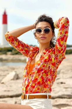 LA PETITE ÉTOILE Blouses & Chemisiers|Chemise Cosmos Floral
