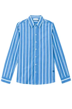 LA PETITE ÉTOILE Blouses & Chemisiers|Chemise Maeve Rayure Bleu