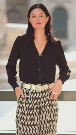 LA PETITE ÉTOILE Blouses & Chemisiers|Chemise Tix Noir