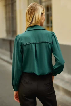 LA PETITE ÉTOILE Blouses & Chemisiers|Chemise Tix Vert