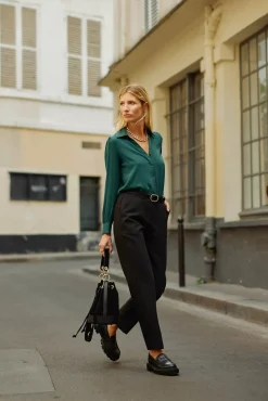 LA PETITE ÉTOILE Blouses & Chemisiers|Chemise Tix Vert