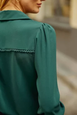 LA PETITE ÉTOILE Blouses & Chemisiers|Chemise Tix Vert