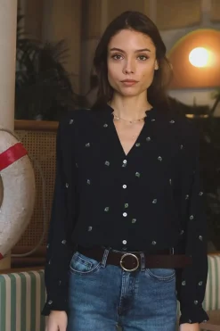 LA PETITE ÉTOILE Blouses & Chemisiers|Chemisier Imanol Marine