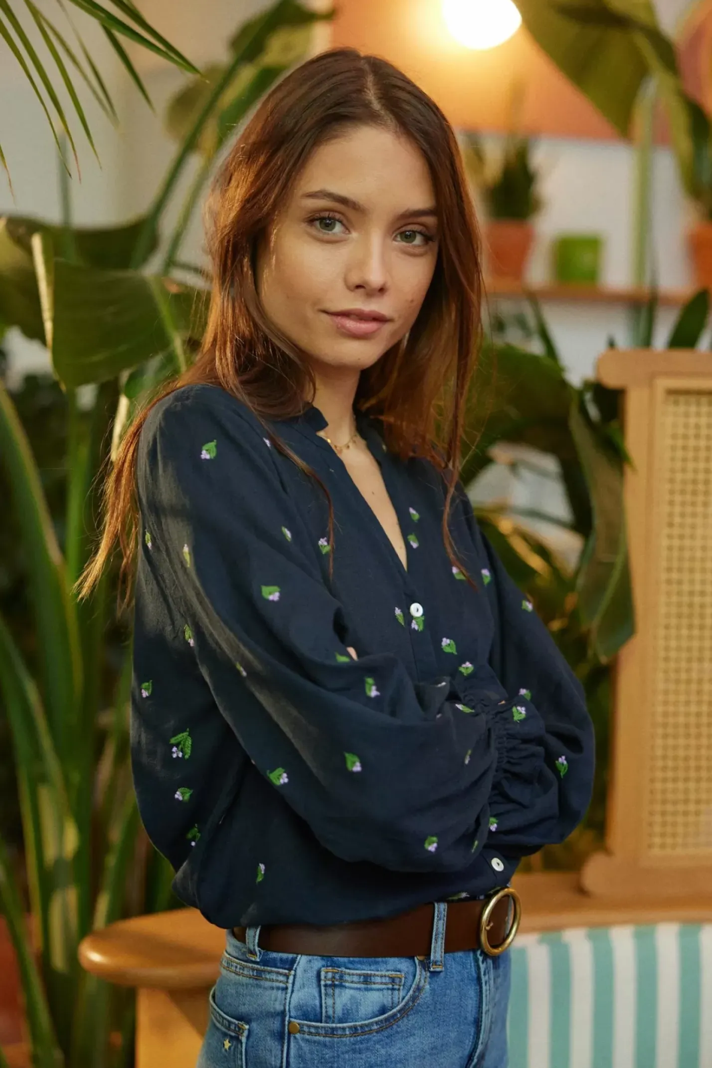 LA PETITE ÉTOILE Blouses & Chemisiers|Chemisier Imanol Marine