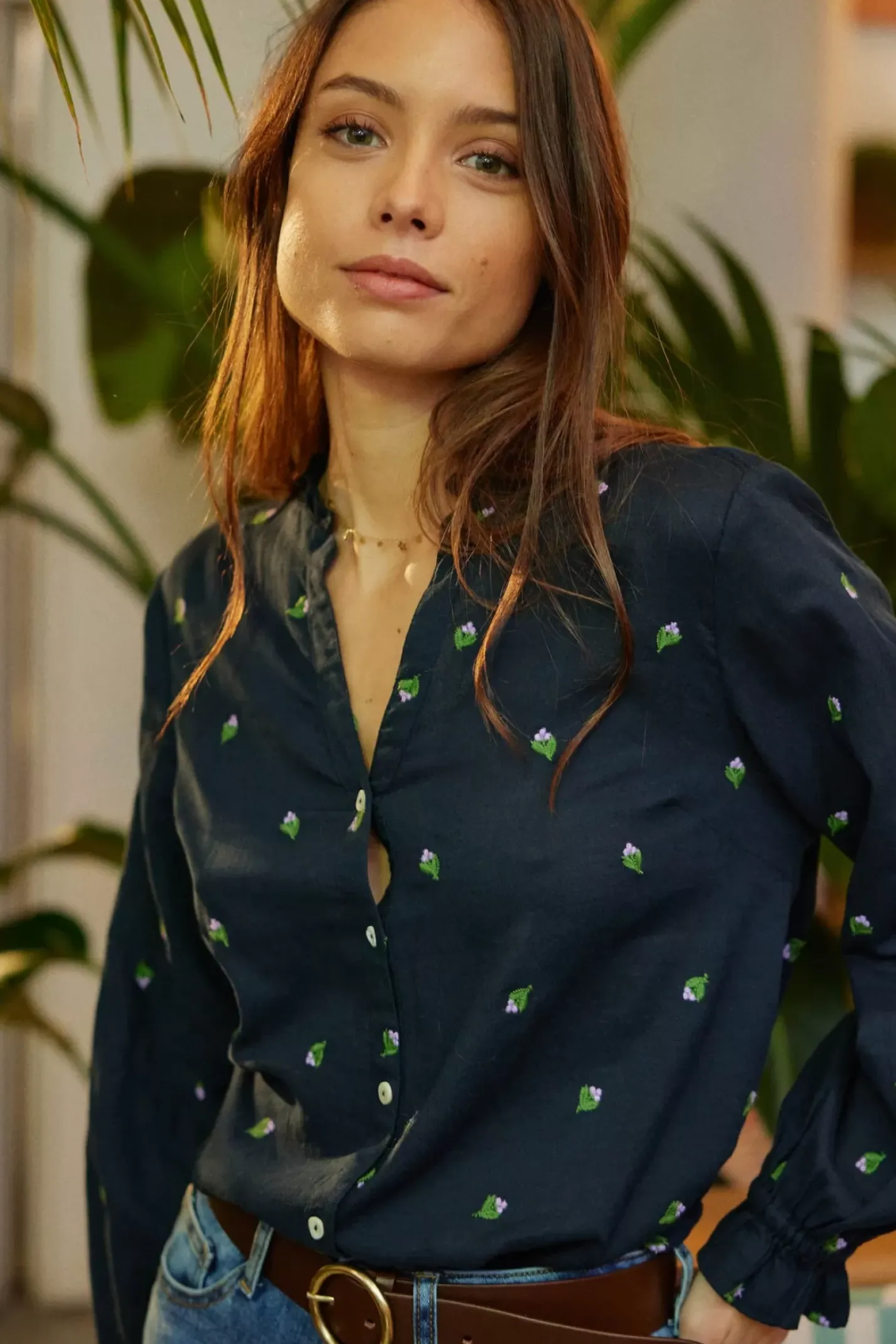 LA PETITE ÉTOILE Blouses & Chemisiers|Chemisier Imanol Marine
