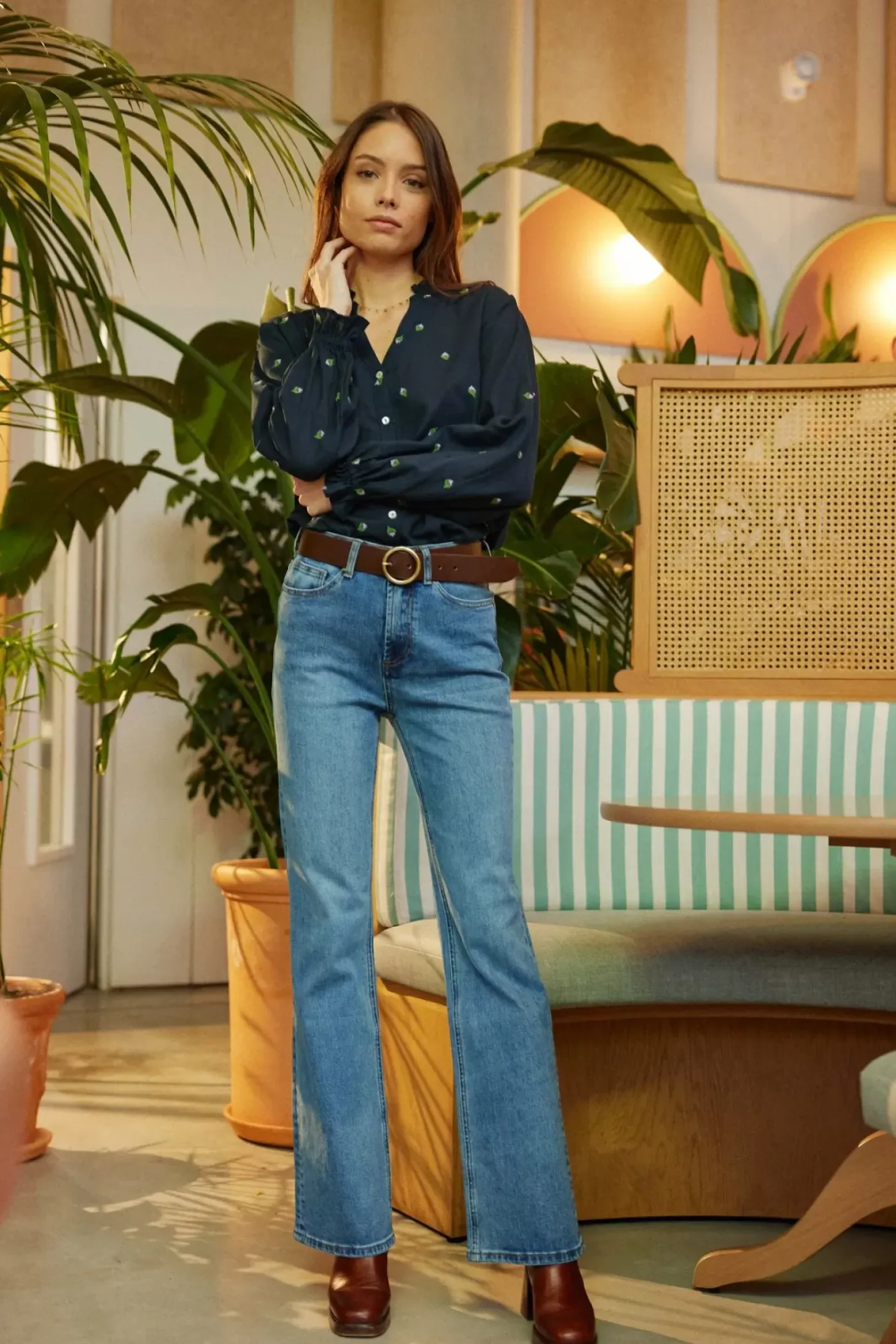 LA PETITE ÉTOILE Blouses & Chemisiers|Chemisier Imanol Marine