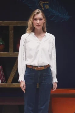 LA PETITE ÉTOILE Blouses & Chemisiers|Chemisier Loan Blanc