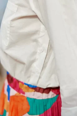 LA PETITE ÉTOILE Blouses & Chemisiers|Chemisier Scarlett Blanc