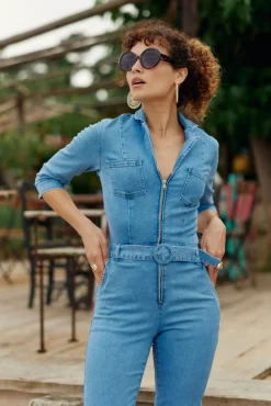 LA PETITE ÉTOILE Robes & Combinaisons|Combi-Pantalon Josaste Stone