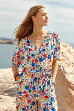 LA PETITE ÉTOILE Robes & Combinaisons|Combi-Pantalon Orchide Floral