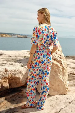 LA PETITE ÉTOILE Robes & Combinaisons|Combi-Pantalon Orchide Floral