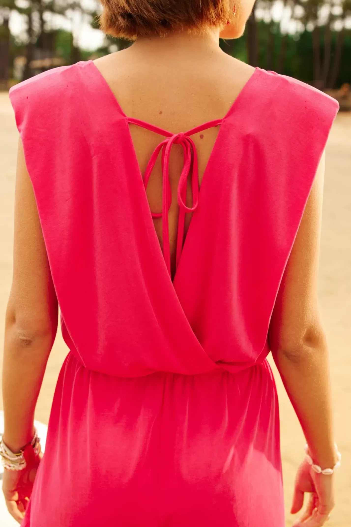 LA PETITE ÉTOILE Robes & Combinaisons|Combi-Short Feraya Rose