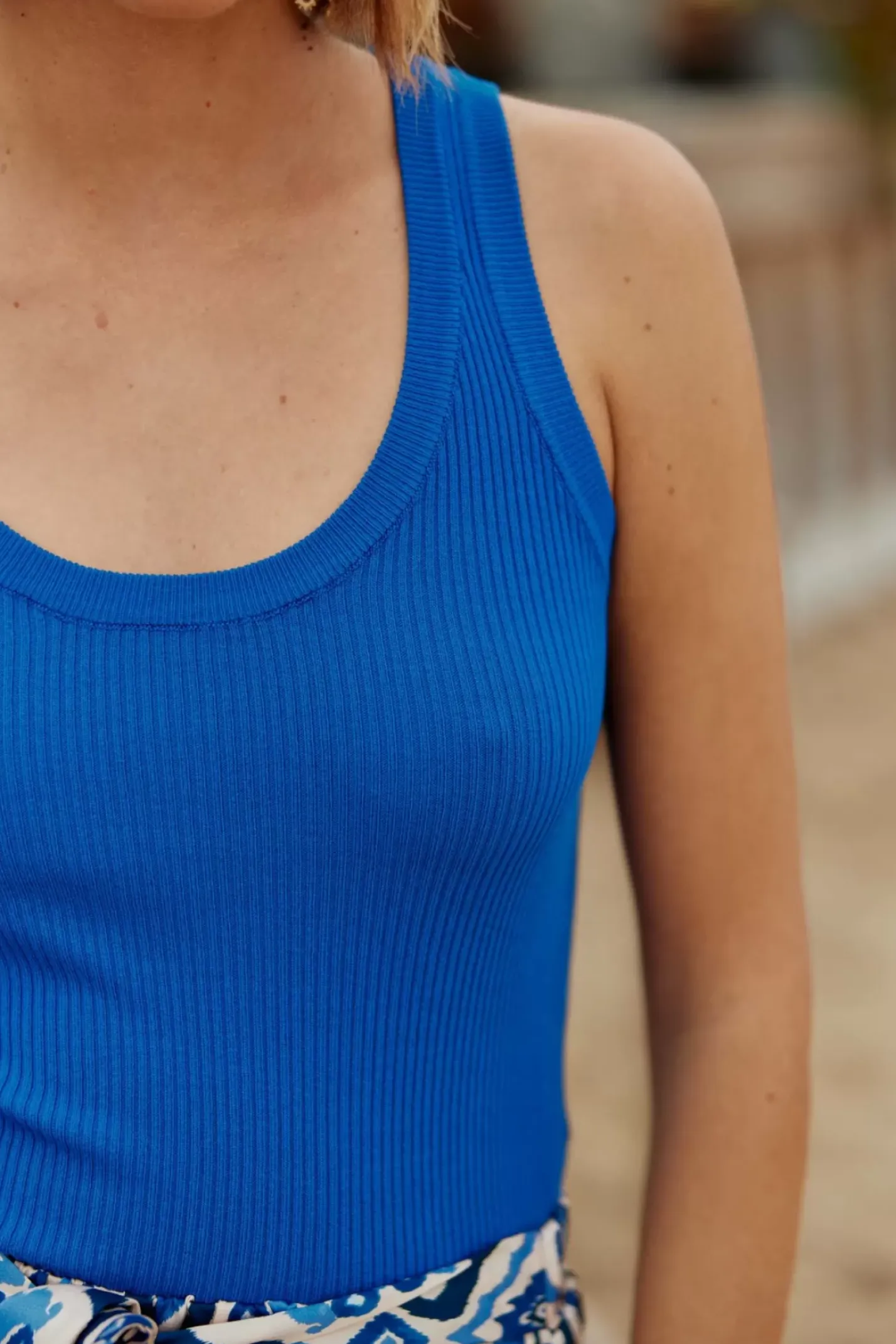 LA PETITE ÉTOILE Tops|Debardeur Lorano Bleu