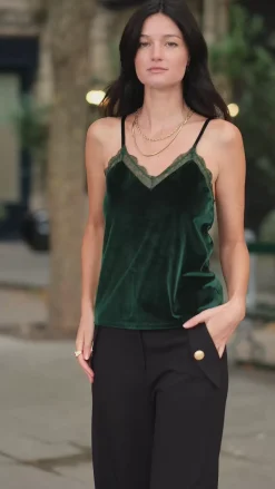 LA PETITE ÉTOILE Tops|Debardeur Shani Vert