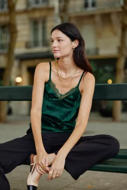LA PETITE ÉTOILE Tops|Debardeur Shani Vert