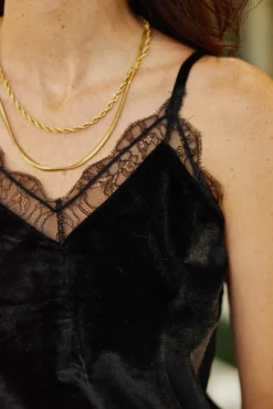 LA PETITE ÉTOILE Tops|Debardeur Shani Noir
