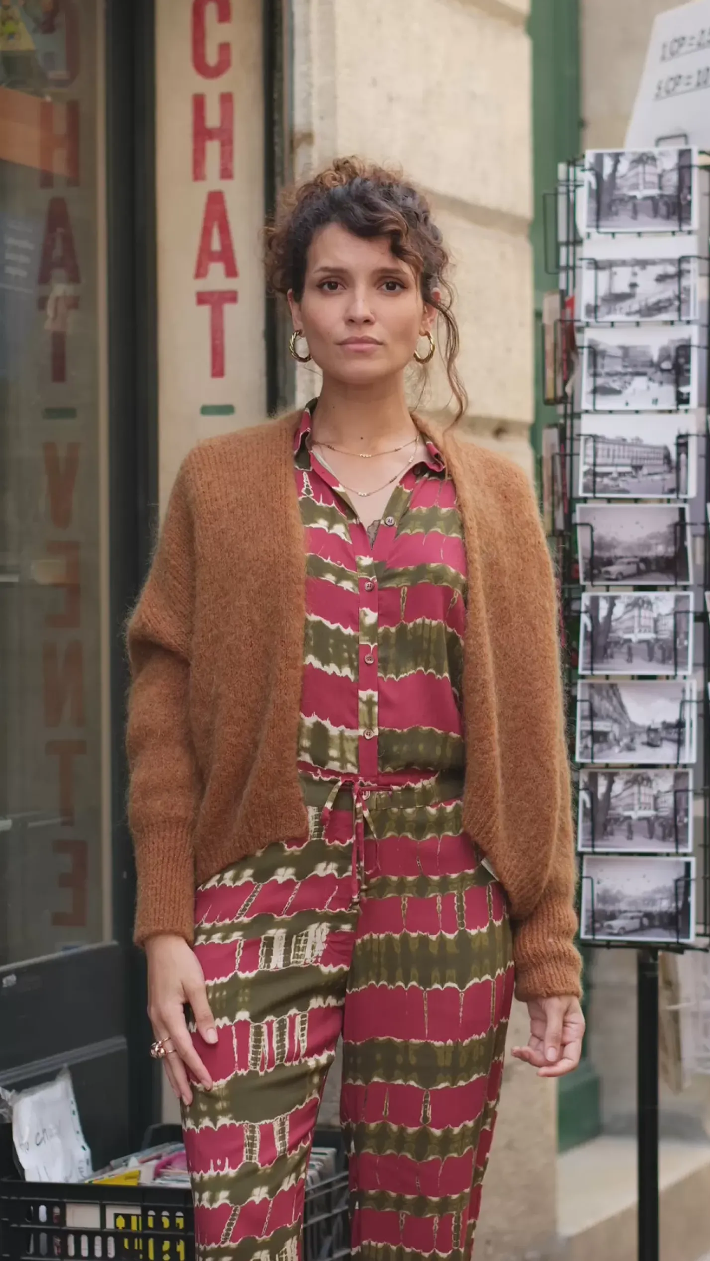 LA PETITE ÉTOILE Mailles|Gilet Monifa Marron
