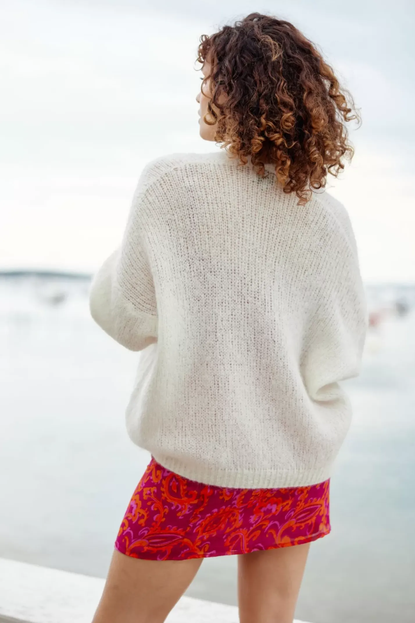 LA PETITE ÉTOILE Mailles|Gilet Monifa Ecru
