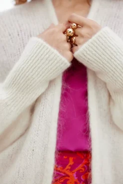 LA PETITE ÉTOILE Mailles|Gilet Monifa Ecru