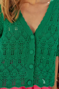 LA PETITE ÉTOILE Mailles|Gilet Rowena Vert